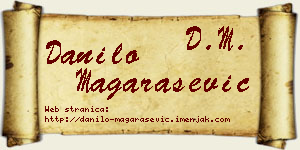 Danilo Magarašević vizit kartica